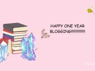 HAPPY ONE YEAR BLOGGING!!!!!!