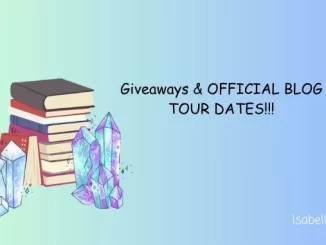Giveaways & OFFICIAL BLOG TOUR DATES!!!!